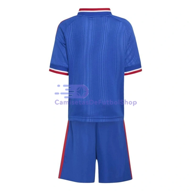 Camiseta Manchester United 2026/2027 2ª Equipación Azul Niño Kit