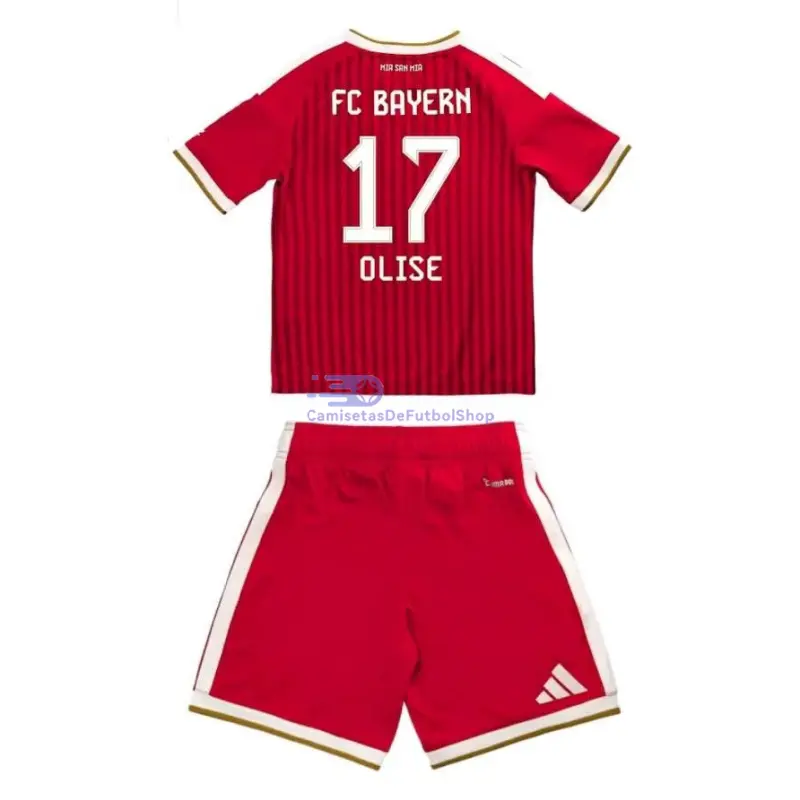 Camiseta OLISE 17 Bayern Múnic 2026/2027 1ª Equipación Rojo