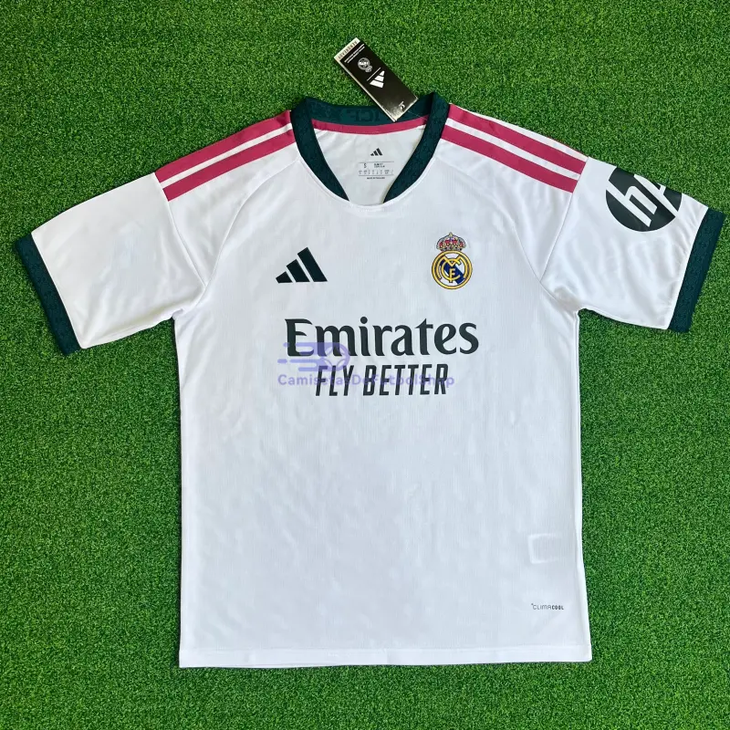 Camiseta Real Madrid 1ª Equipación 2026/2027 Blanco con Parche HP