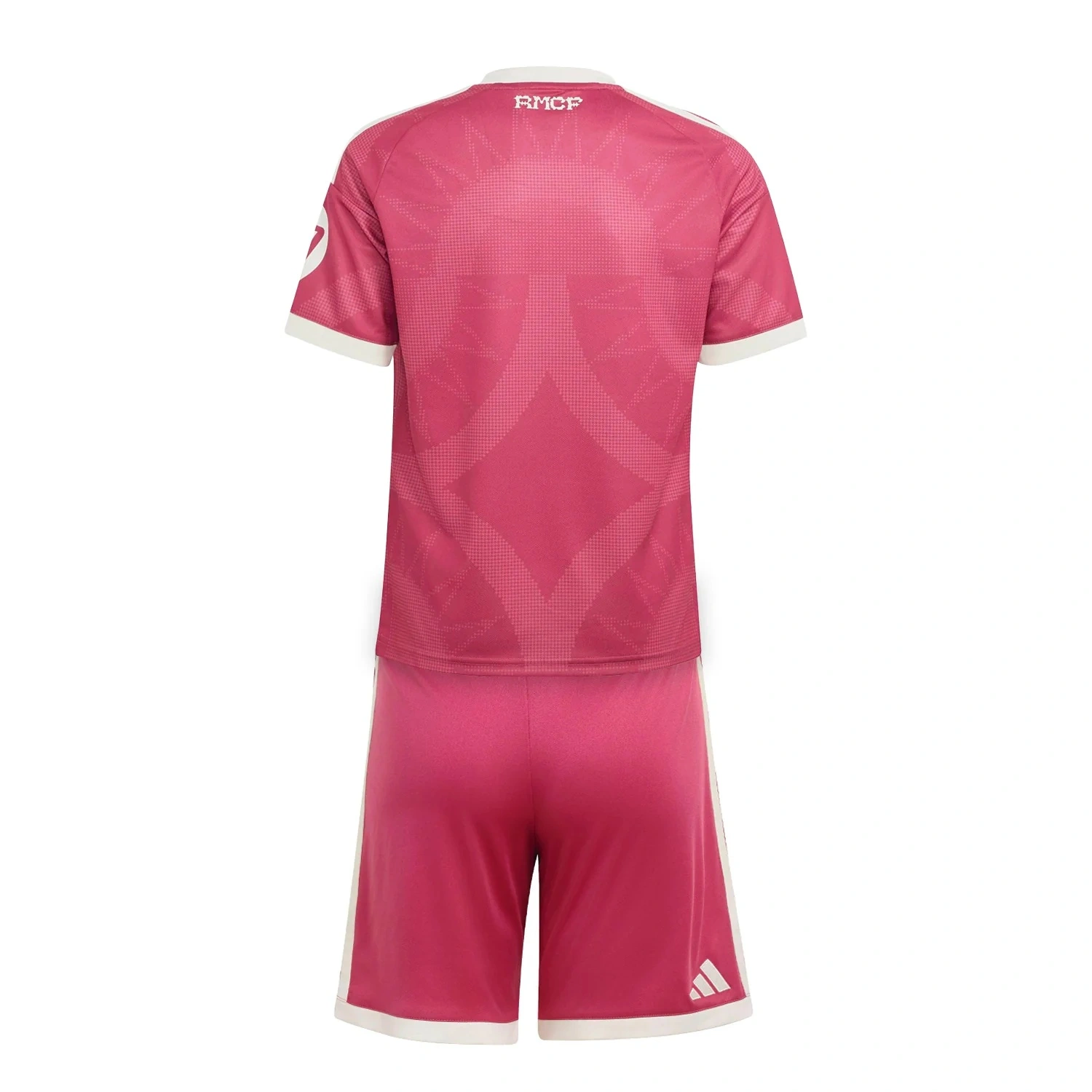 Camiseta Real Madrid  2026/2027 3ª Equipación Rosa Niño Kit con Parche HP