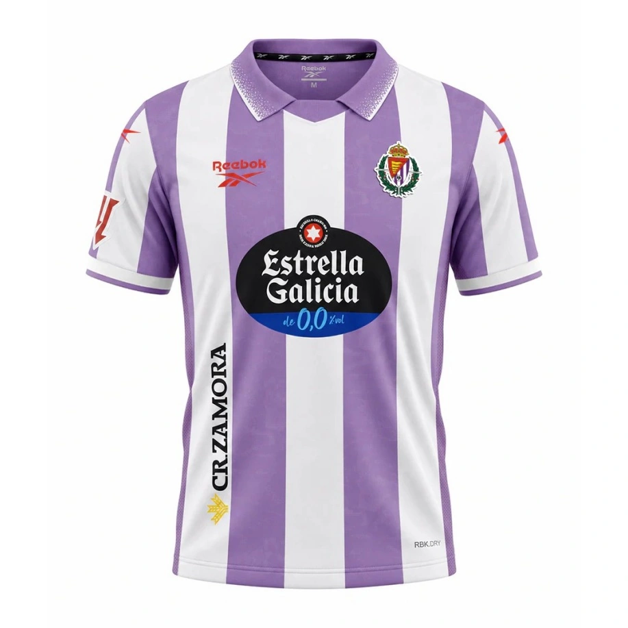 Camiseta Real Valladolid 2026/2027 1ª Equipación Morado/Blanco con Parche La Liga