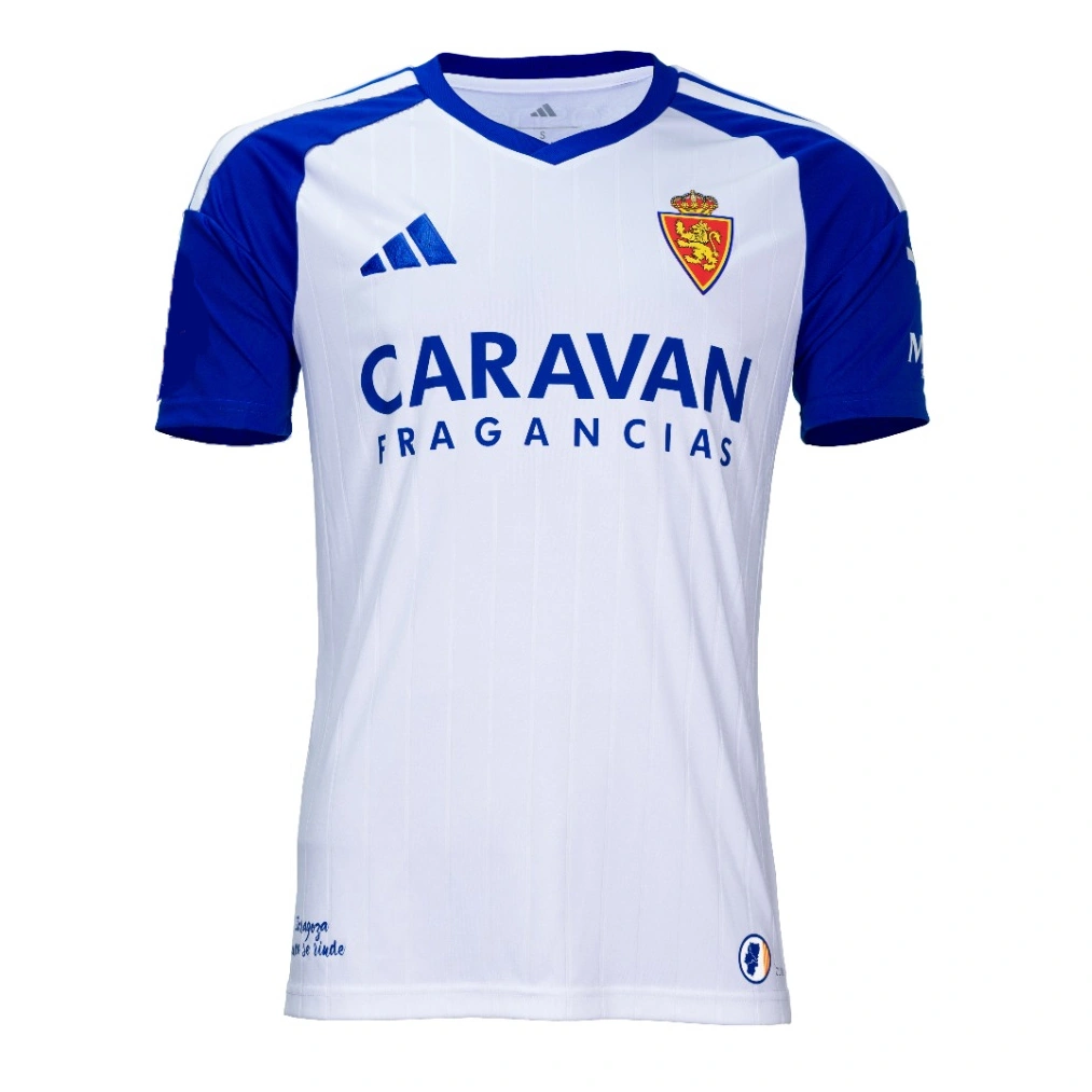 Camiseta Real Zaragoza 2026/2027 1ª Equipación Blanco/Azul