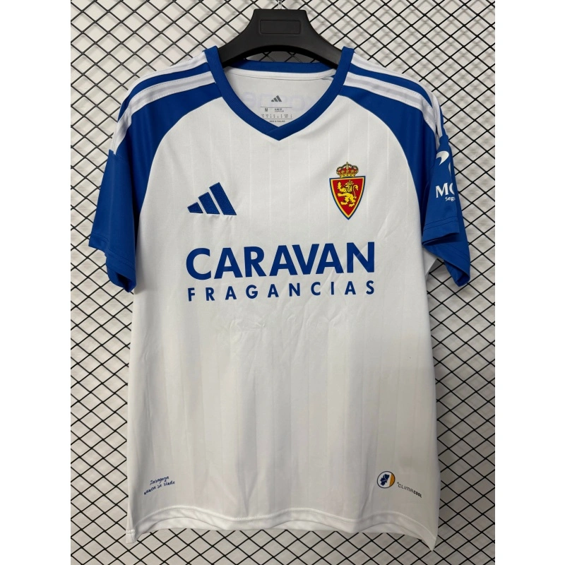 Camiseta Real Zaragoza 2026/2027 1ª Equipación Blanco/Azul