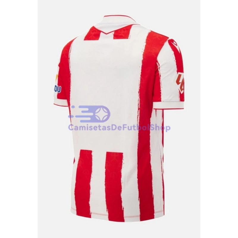 Camiseta UD Almería 2026/2027 1ª Equipación Rojo/Blanco con Parche La Liga