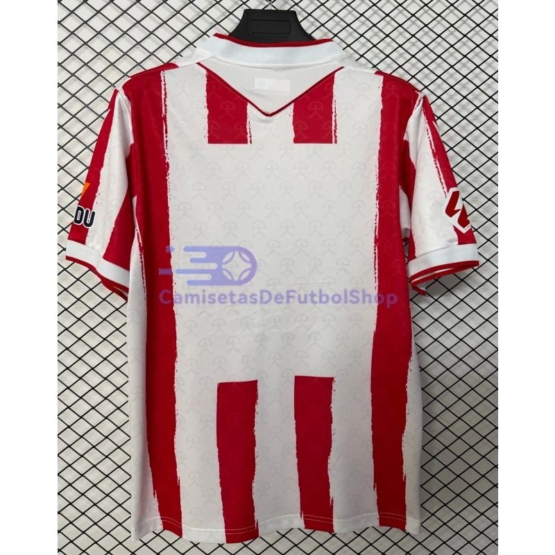 Camiseta UD Almería 2026/2027 1ª Equipación Rojo/Blanco con Parche La Liga