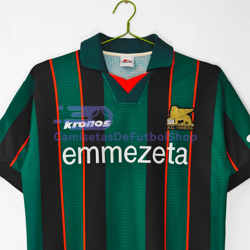 Camiseta Venezia FC 1999/2000 1ª Equipación Retro Verde Oscuro