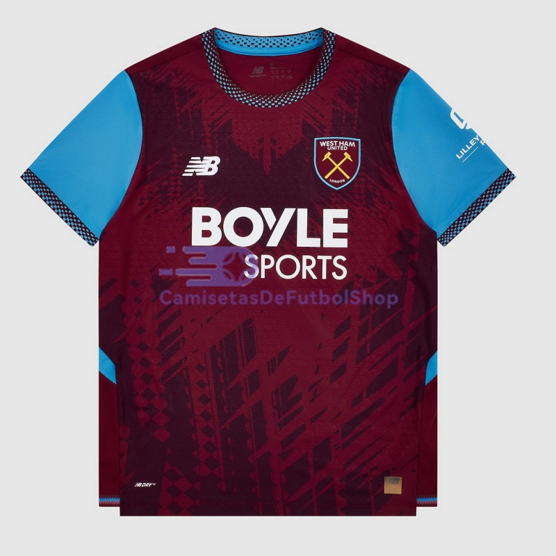Camiseta West Ham United 2026/2027 1ª Equipación Rojo Oscuro