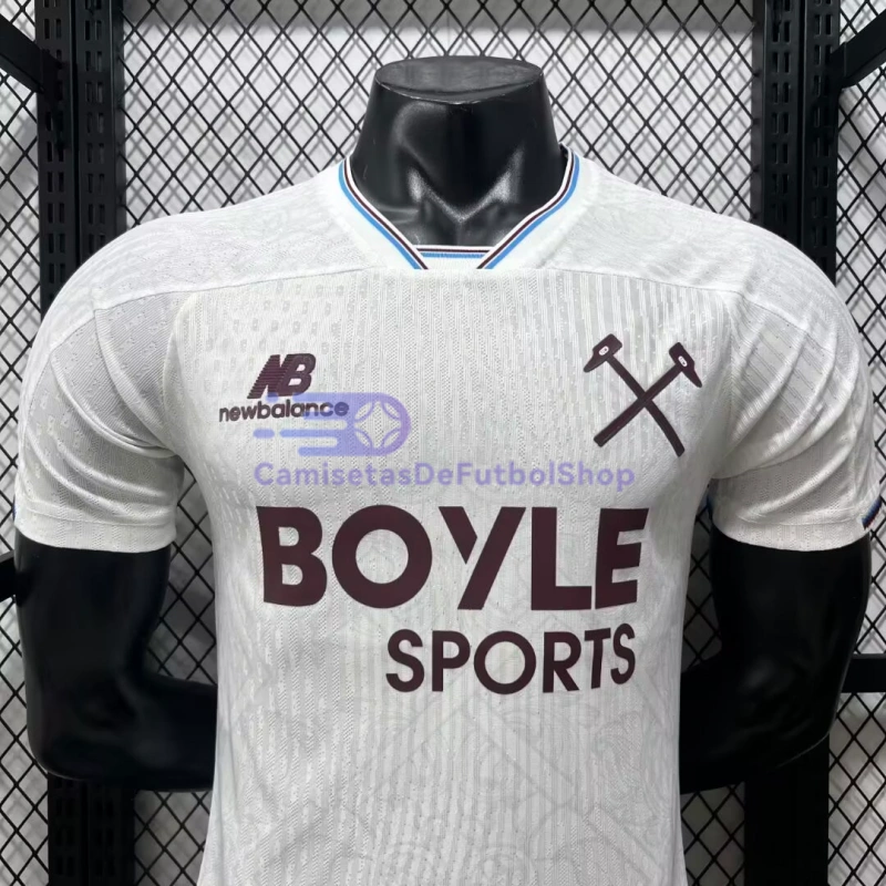 Camiseta West Ham United 2026/2027 2ª Equipación Blanco (EDICIÓN JUGADOR)