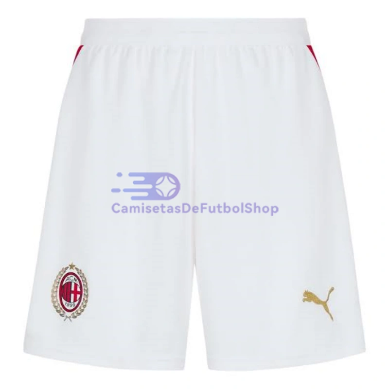 Pantalón Corto AC Milan 2026/2027 2ª Equipación Blanco