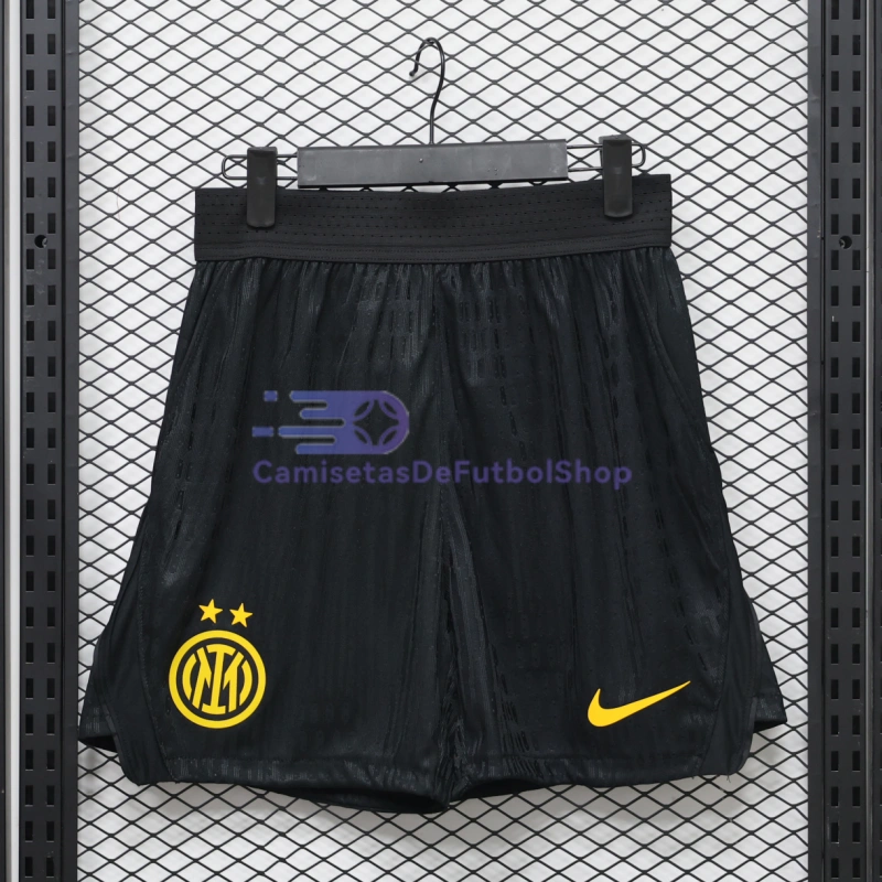 Pantalón Corto Inter de Milan 2026/2027 1ª Equipación Negro (EDICIÓN JUGADOR)