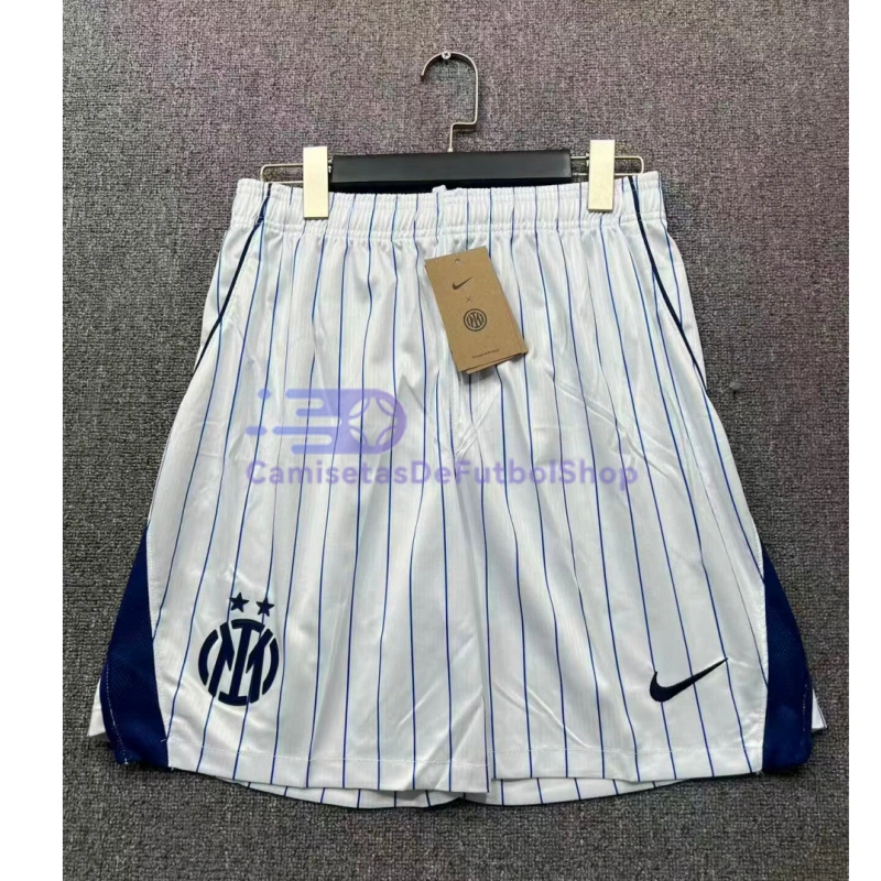 Pantalón Corto Inter de Milan 2026/2027 2ª Equipación Blanco