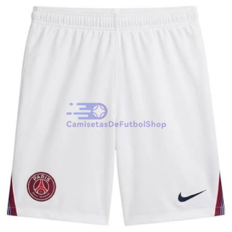 Pantalón Corto PSG 2026/2027 2ª Equipación Blanco
