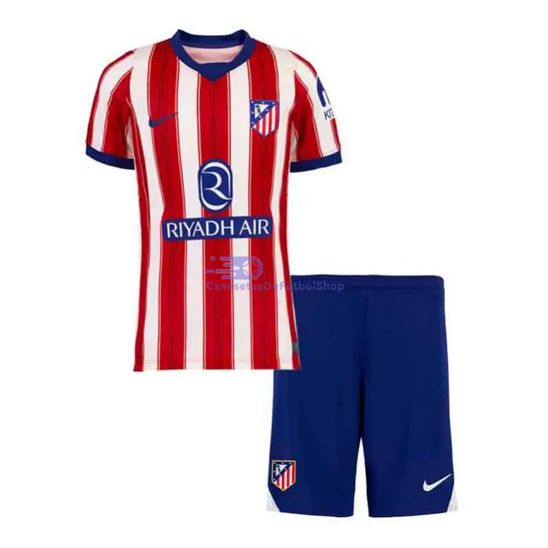 Camiseta Atlético de Madrid 2026/2027 1ª Equipación Rojo/Blanco Niño Kit