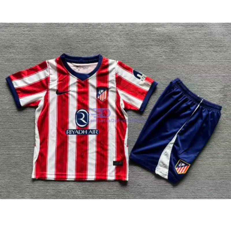 Camiseta Atlético de Madrid 2026/2027 1ª Equipación Rojo/Blanco Niño Kit