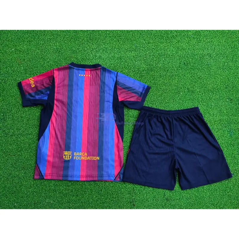Camiseta Barcelona 2026/2027 1ª Equipación Azul/Rojo Niño Kit (EDICIÓN JUGADOR)