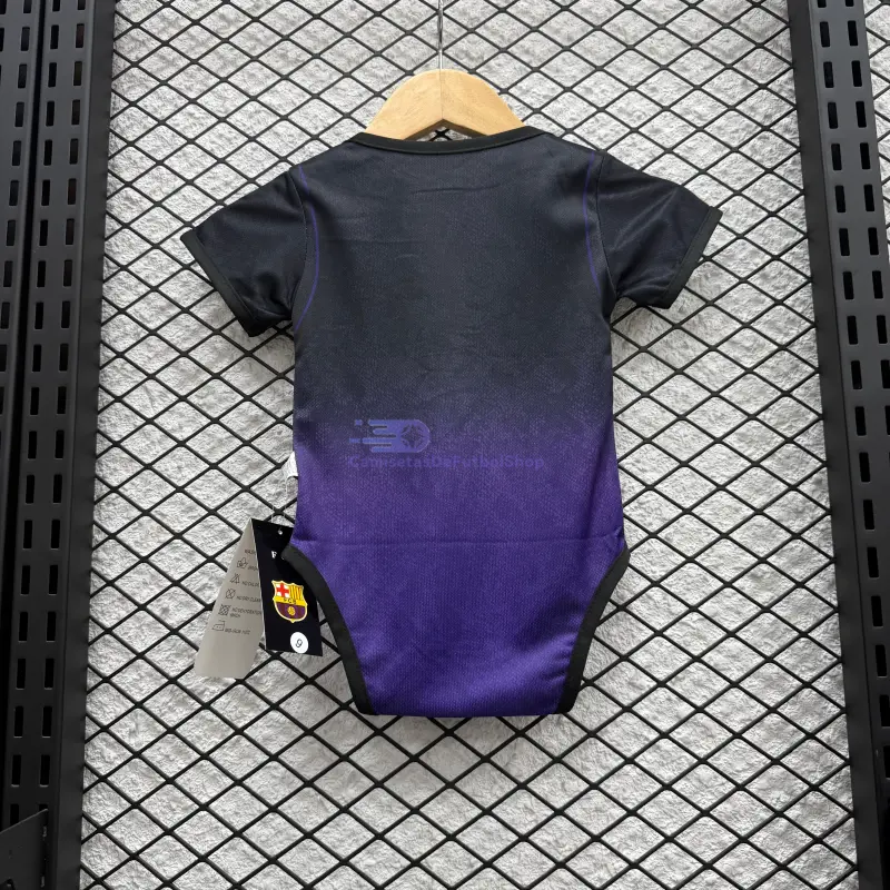 Camiseta Barcelona 2026/2027 2ª Equipación Negro/Morado Baby