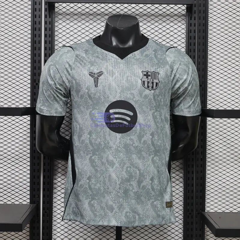 Camiseta de Portero Barcelona 2026/2027 2ª Equipación Gris (EDICIÓN JUGADOR)