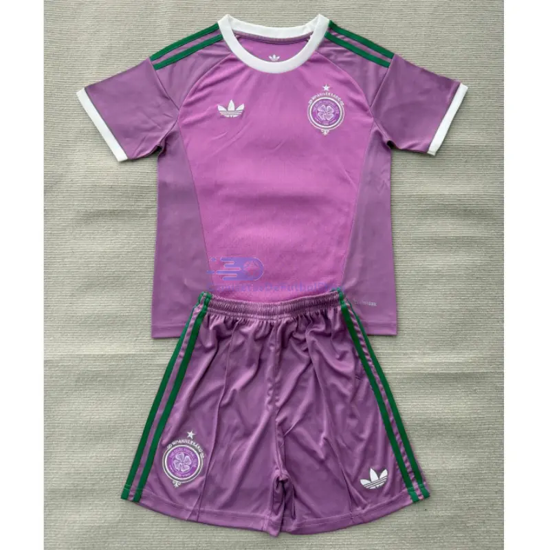 Camiseta de Portero Celtic 2026/2027 2ª Equipación Morado Niño Kit