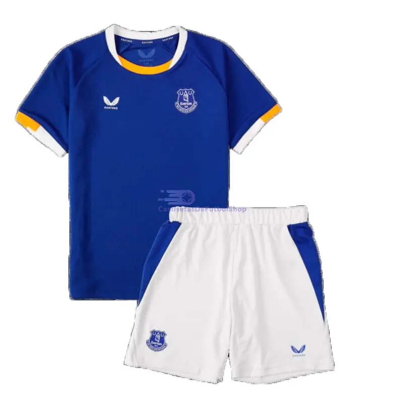 Camiseta Everton FC 2026/2027 1ª Equipación Azul Niño Kit