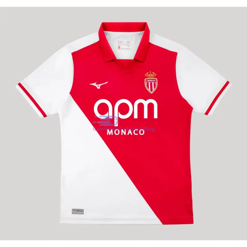 Camiseta Monaco 2026/2027 1ª Equipación Rojo/Blanco