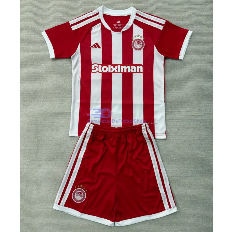 Camiseta Olympiakos 2026/2027 1ª Equipación Rojo/Blanco