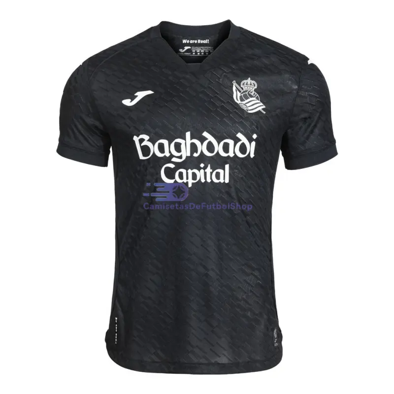 Camiseta Real Sociedad 2026/2027 2ª Equipación Negro con Parche La Liga