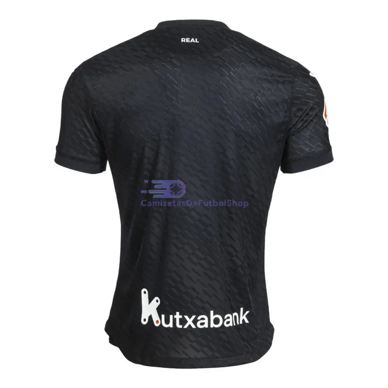 Camiseta Real Sociedad 2026/2027 2ª Equipación Negro con Parche La Liga