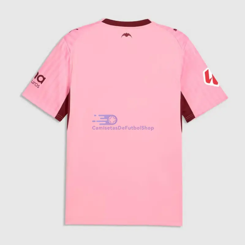 Camiseta Valencia 2026/2027 3ª Equipación Rosa con Parche La Liga