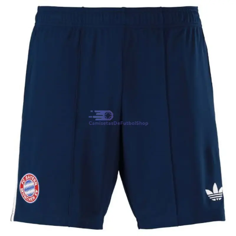 Pantalón Corto Bayern Múnich 2026/2027 2ª Equipación Azul Marino