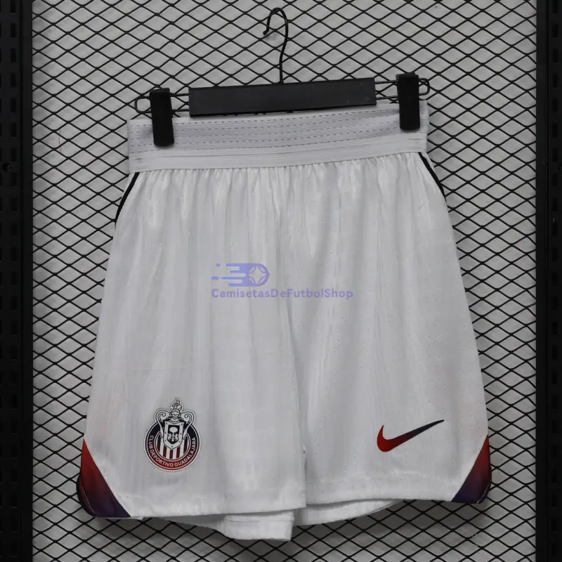 Pantalón Corto Chivas 2026/2027 2ª Equipación Blanco (EDICIÓN JUGADOR)