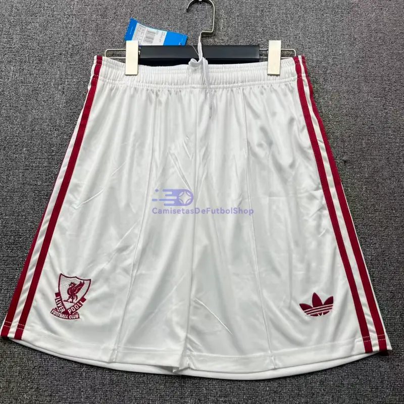 Pantalón Corto Liverpool 2026/2027 2ª Equipación Blanco
