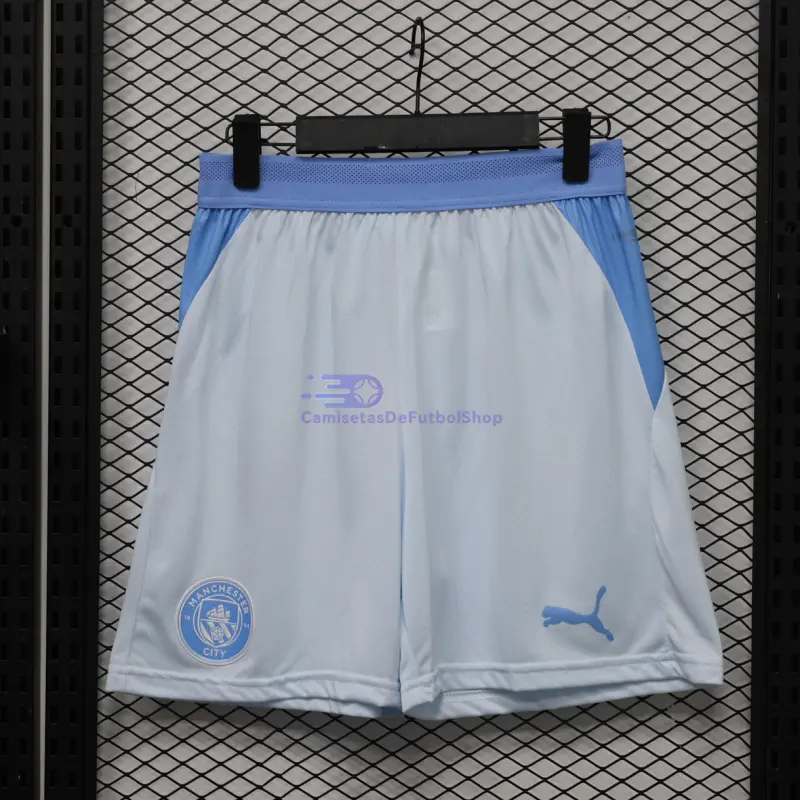 Pantalón Corto Manchester City 2026/2027 1ª Equipación Blanco (EDICIÓN JUGADOR)