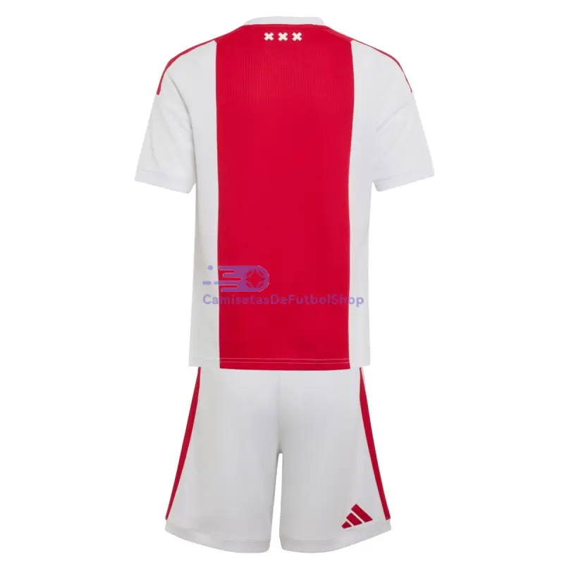 Camiseta Ajax 2026/2027 1ª Equipación Rojo/Blanco Niño Kit