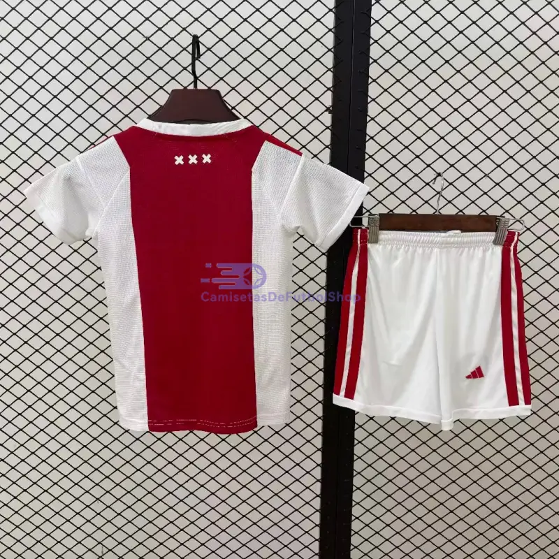 Camiseta Ajax 2026/2027 1ª Equipación Rojo/Blanco Niño Kit