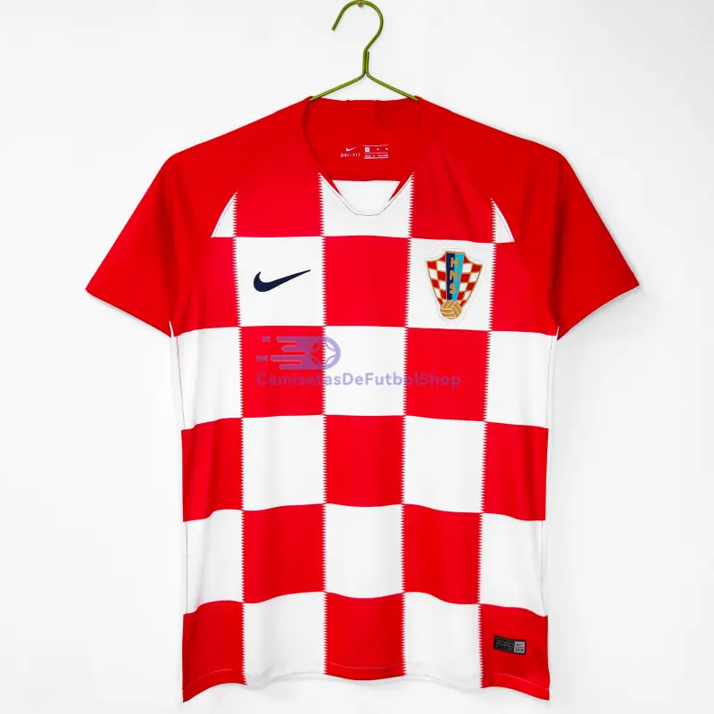 Camiseta Croacia 2018 1ª Equipación Retro Rojo/Blanco