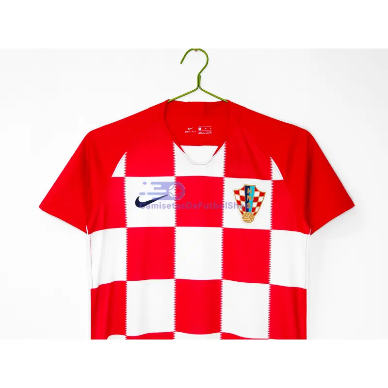 Camiseta Croacia 2018 1ª Equipación Retro Rojo/Blanco