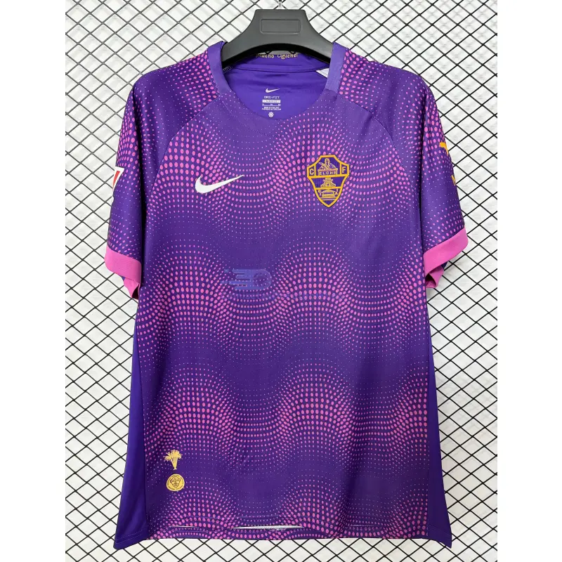 Camiseta Elche 2026/2027 2ª Equipación Morado con Parche La Liga