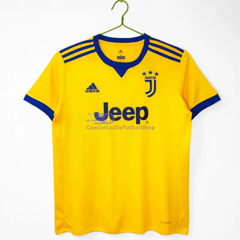 Camiseta Juventus 2017/18 2ª Equipación Retro Amarillo