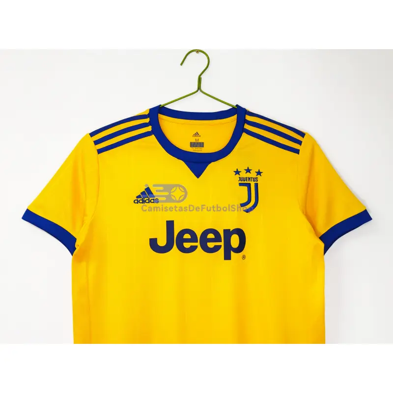 Camiseta Juventus 2017/18 2ª Equipación Retro Amarillo