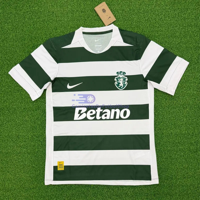 Camiseta Lisboa 2026/2027 1ª Equipación Verde/Blanco