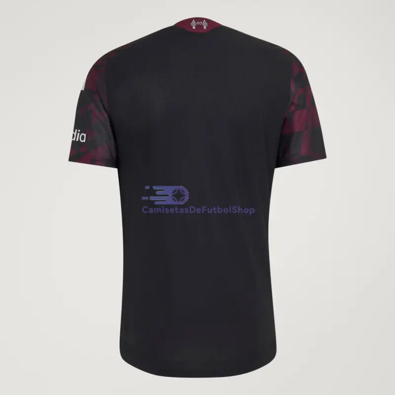Camiseta Liverpool 2026/2027 3ª Equipación Negro/Rojo Oscuro