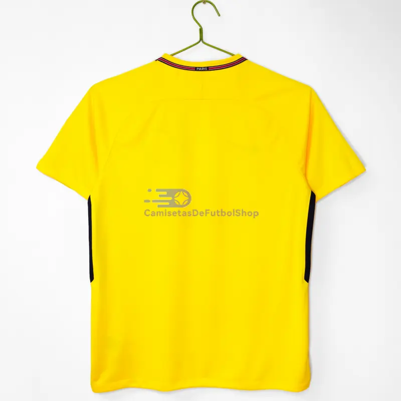 Camiseta PSG 2017/18 2ª Equipación Retro Amarillo