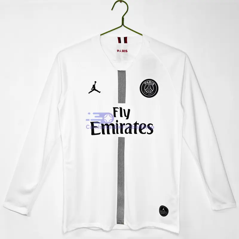 Camiseta PSG 2018/19 2ª Equipación Retro ML Blanco