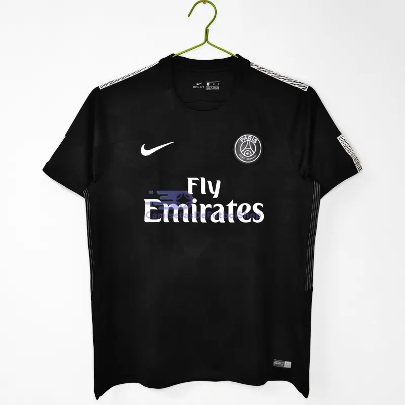 Camiseta PSG 2017/18 3ª Equipación Retro Negro
