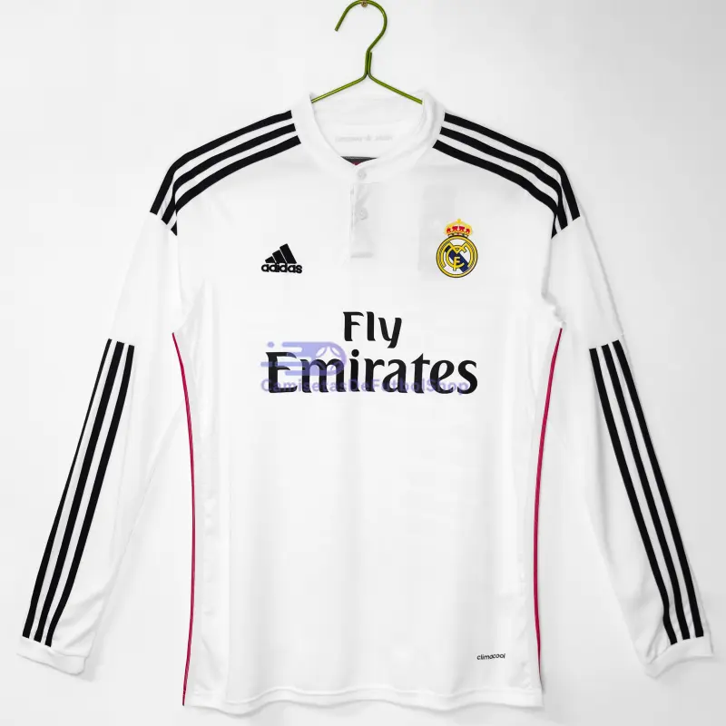 Camiseta Real Madrid 2014/15 1ª Equipación Retro ML Blanco