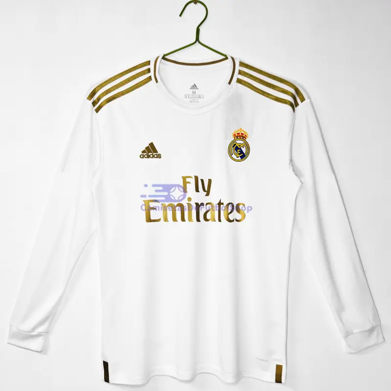 Camiseta Real Madrid 2019/20 1ª Equipación Retro ML Blanco