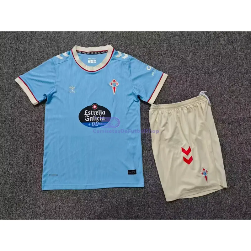 Camiseta Celta De Vigo 2026/2027 1ª Equipación Azul Niño Kit