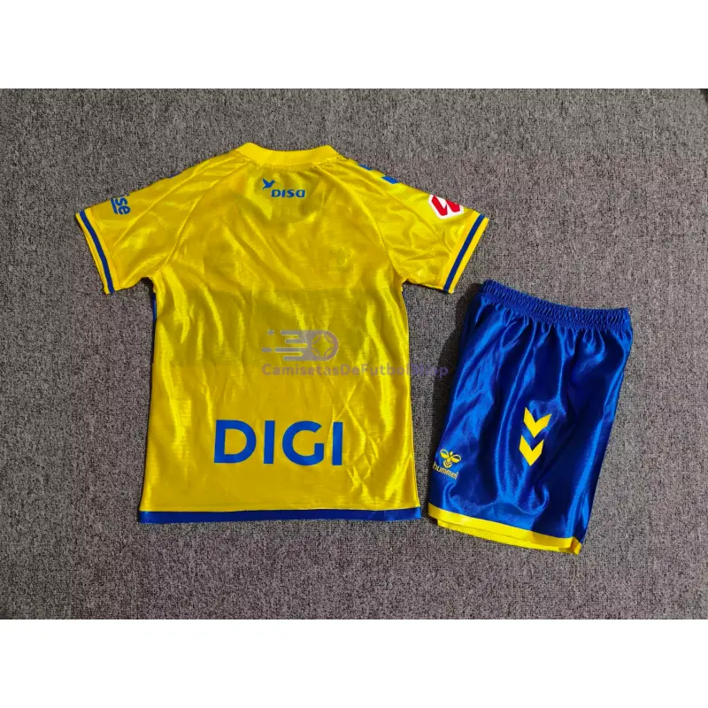 Camiseta Las Palmas 2026/2027 1ª Equipación Amarillo Niño Kit con Parche La Liga