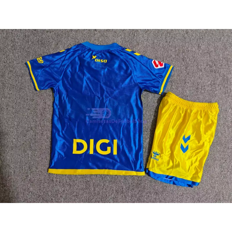 Camiseta Las Palmas 2026/2027 2ª Equipación Azul Niño Kit con Parche La Liga
