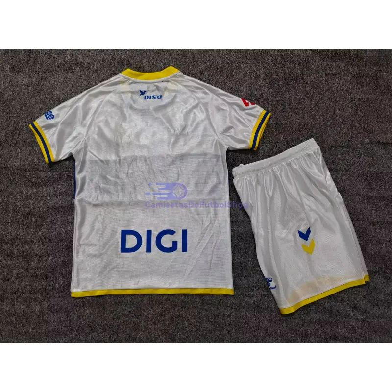 Camiseta Las Palmas 2026/2027 3ª Equipación Blanco Niño Kit con Parche La Liga